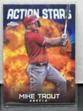 Mike Trout 2023 Topps Chrome Action Stars Refractor Insert #ASC-29