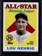 Lou Gehrig 2023 Topps 1988 Design All Star Insert #88AS-27