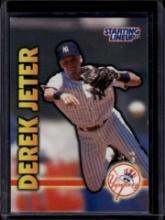 Derek Jeter 1999 Kenner Starting Line Up Card