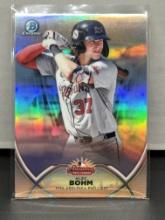 Alec Bohm 2020 Bowman Chrome Arizona Fall League Refractor Insert #AFL-AB