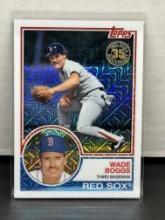 Wade Boggs 2018 Topps Chrome Silver Pack 1983 Design Mojo Refractor #48