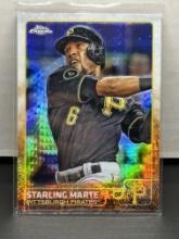 Starling Marte 2015 Topps Chrome Prism Refractor #5
