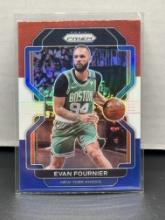 Evan Fournier 2021-22 Panini Prizm Red White Blue Prizm #153