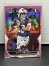 Zach Calzada 2022 Bowman Chrome U Pink Refractor Rookie RC #93