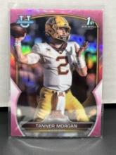 Tanner Morgan 2022 Bowman Chrome U Pink Refractor Rookie RC #11