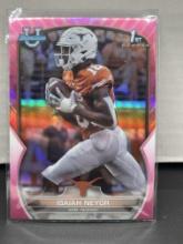 Isaiah Neyor 2022 Bowman Chrome U Pink Refractor Rookie RC #56