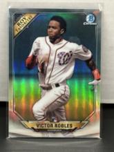 Victor Robles 2018 Bowman Chrome ROY Favorites Rookie RC Refractor Insert #ROYF-VR