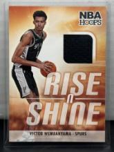 Victor Wembanyama 2023-24 Panini Hoops Rise n Shine Rookie Patch #RS-WEM