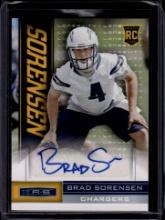 Brad Sorensen 2013 Panini Rookies and Stars RC Rookie Auto #244