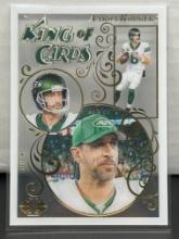 Aaron Rodgers 2023 Panini Illusions King of Cards Acetate Insert #1