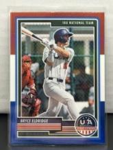 Bryce Eldridge 2023 Panini USA Stars and Stripes Red White Blue PRizm Rookie #91