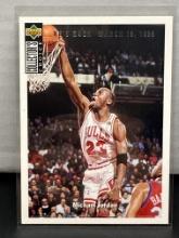 Michael Jordan 1994 Upper Deck Collector's Choice He's Back Stamp 3/19/95 #240