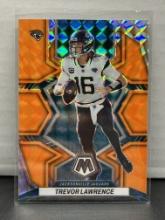 Trevor Lawrence 2022 Panini Mosaic Orange Mosaic Prizm #88