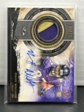 Maxx Williams 2015 Topps Valor 2 Color Patch (#82/99) Rookie RC Auto #SHA-MW