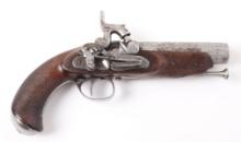 Spanish Miquelet Percussion Converted Pistol, Circa 1850