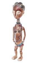 Ashanti Wood Standing Female Statue