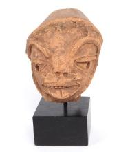 Terra Cotta Male Nok Head, 1500 BCE-500 CE