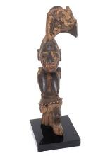 African Female "Shango" Carved Figure, Yoruba Peoples