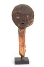 Boccio Voodoo Head Fragment, Fon Peoples 20th c.