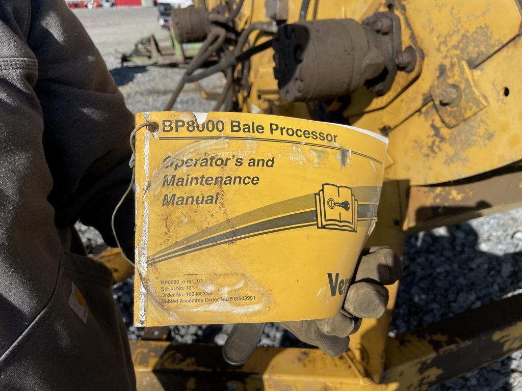 Vermeer BP8000 Bale Processor