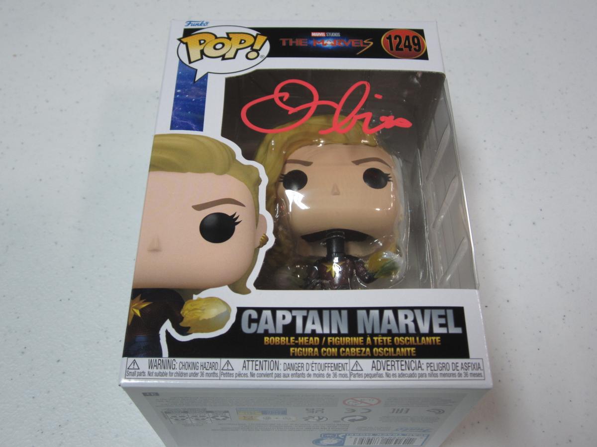 Brie Larson Signed Funko Pop Certified w COA