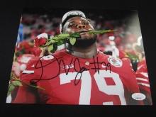 OHIO STATE DAWAND JONES SIGNED 8X10 PHOTO JSA