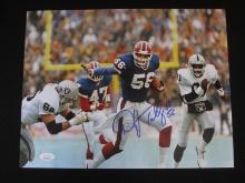 DARRYL TALLEY SIGNED 11X14 PHOTO BILLS JSA COA