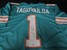 DOLPHINS TUA TAGOVAILOA SIGNED JERSEY GAA