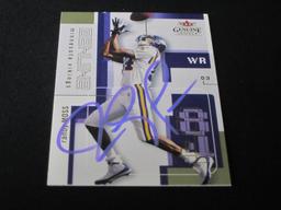 2003 FLEER GENUINE RANDY MOSS AUTOGRAPH