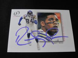 2001 FLEER LEGACY RANDY MOSS AUTOGRAPH COA