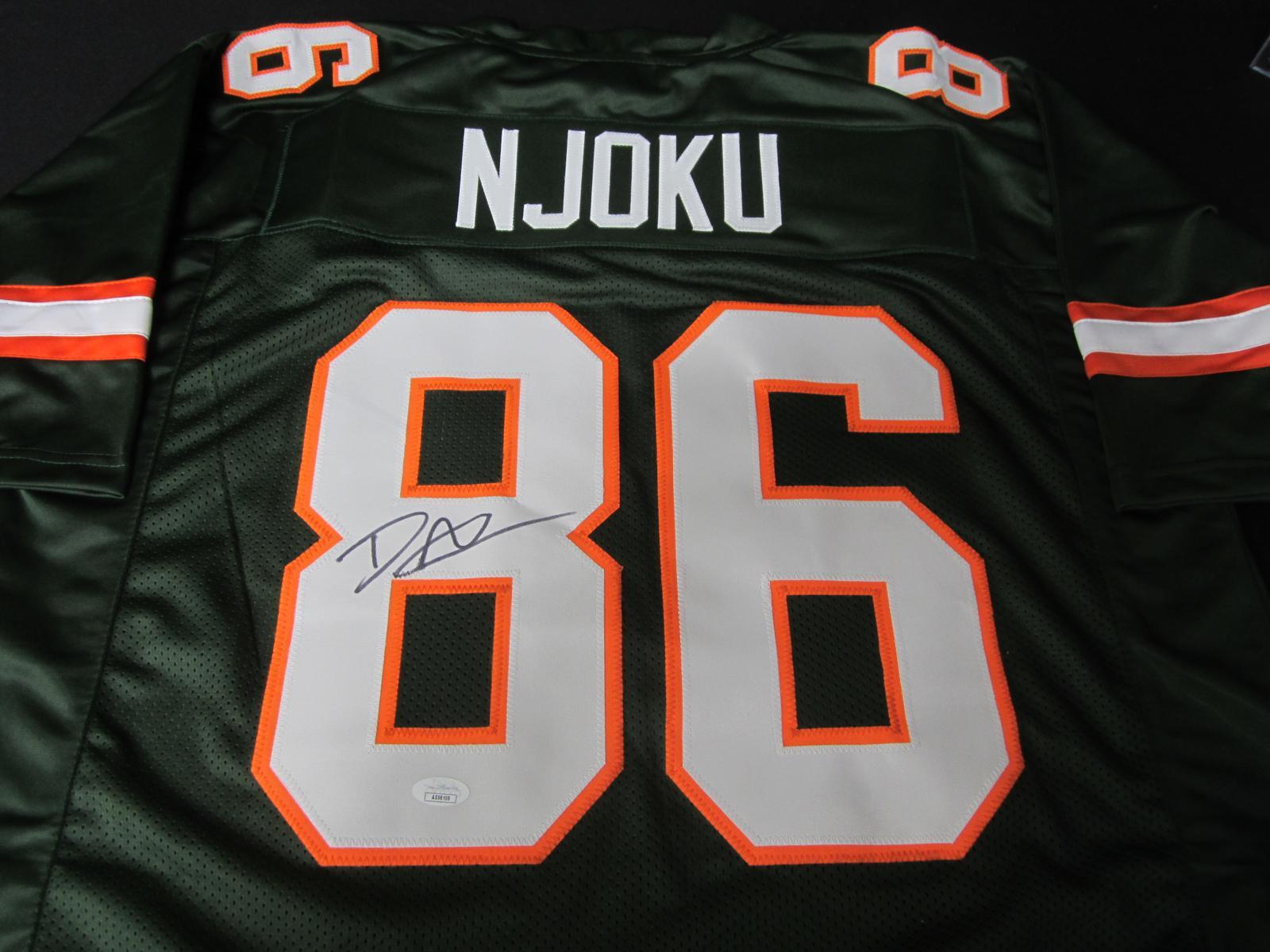 MIAMI DAVID NJOKU SIGNED JERSEY JSA COA