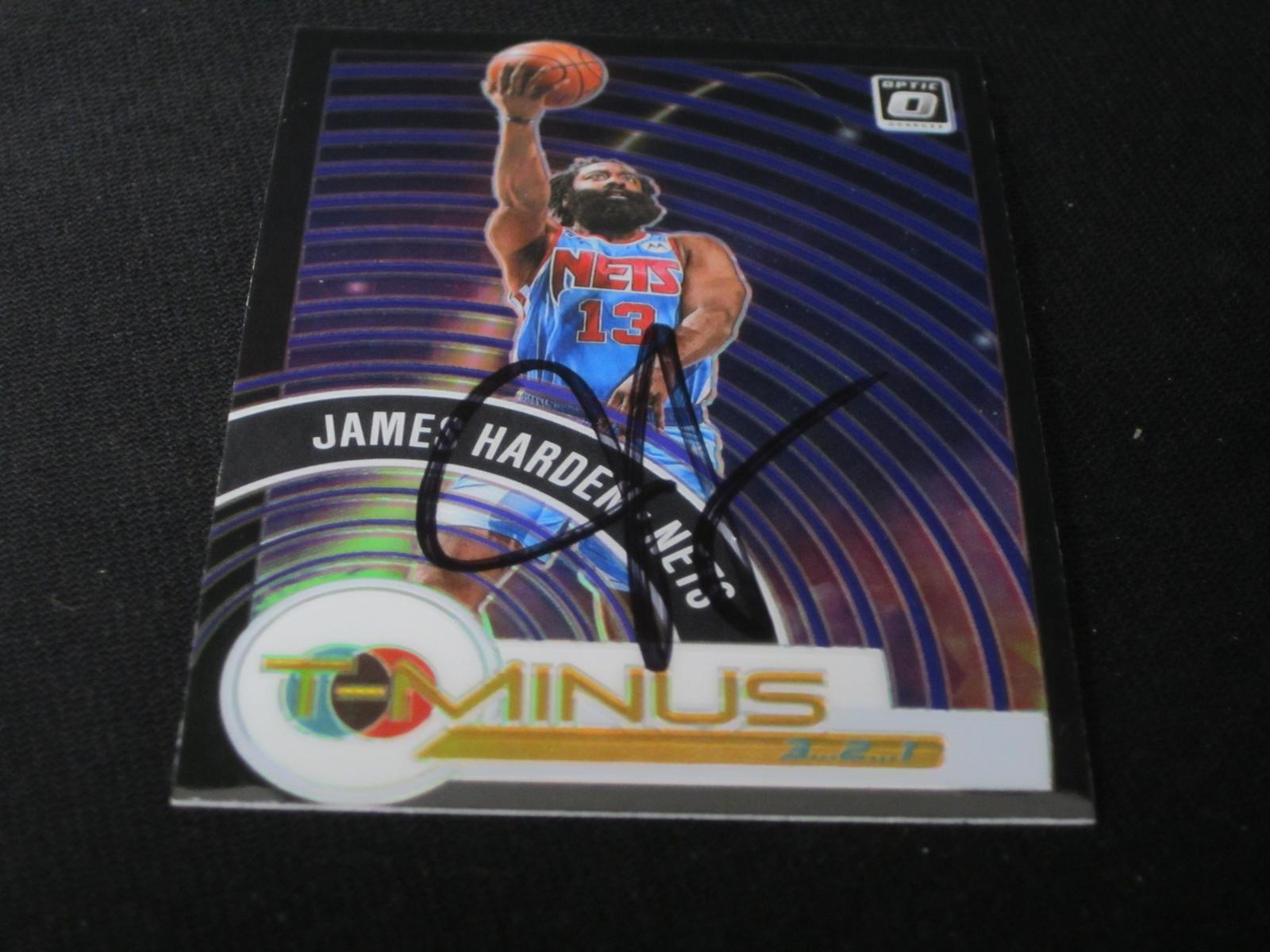 2020-21 OPTIC JAMES HARDEN AUTOGRAPH COA