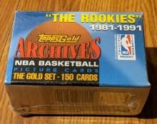 Topps Gold NBA Archives The Rookies 1981-1991/ sealed