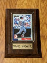 Mark Mcgwire  1998 Upper Deck collector's choice card encased/plaque