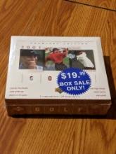 2001 Upper Deck Premier Edition Fact Sealed Wax Box Tiger Woods RC sealed