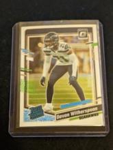Devon Witherspoon 2023 Panini Donruss Optic Football Rated Rookie Base RC #292