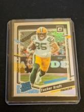 2023 Donruss Optic Tucker Kraft Silver Holo Prizm Rated Rookie GB Packers #243