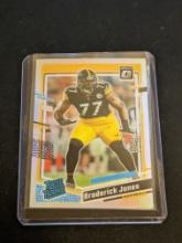 2023 Panini Optic BRODERICK JONES Silver HOLO Rated Rookie Rc #285 SP Steelers