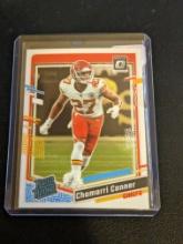 2023 Donruss Optic Football Rated Rookie Chamarri Conner #255 Chiefs