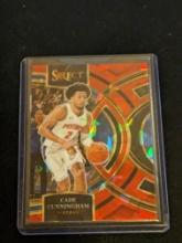 CADE CUNNINGHAM 2023-24 Panini Select Red Cracked Ice Premier Pistons # 175