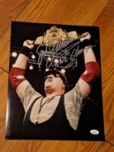Sgt Slaughter Signed 11x14 Photograph with JSA COA