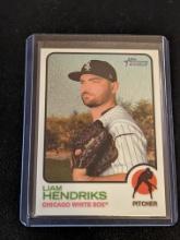 651/999 SP 2022 Topps Heritage High Number LIAM HENDRICKS Chrome Parallel Card