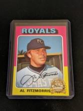 Al Fitzmorris #24 signed autograph auto 1975 Topps Baseball Trading Card