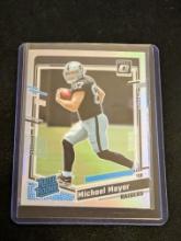 2023 Panini Donruss Optic Michael Mayer Rated Rookie Silver Holo Prizm #260