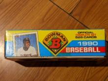 1990 BOWMAN MLB BASEBALL 528 CARD FACTORY SET COMPLETE