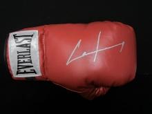 Lennox Lewis Signed Boxing Glove Direct COA