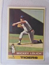 1976 TOPPS MICKEY LOLICH NO.385 VINTAGE
