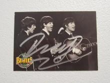 RINGO STARR SIGNED TRADING CARD WITH COA