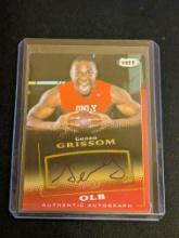 Geneo Grissom A58 signed autograph auto 2015 Sage HIT Football Trading Card