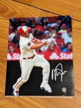 Mike Trout autographed 8x10 photo with coa